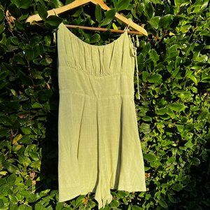 Urban Outfitters Cassidy Ruched Romper | Sz S